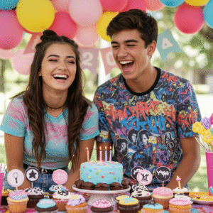 Trendy Cupcake Ideas at a teen birthday celebration