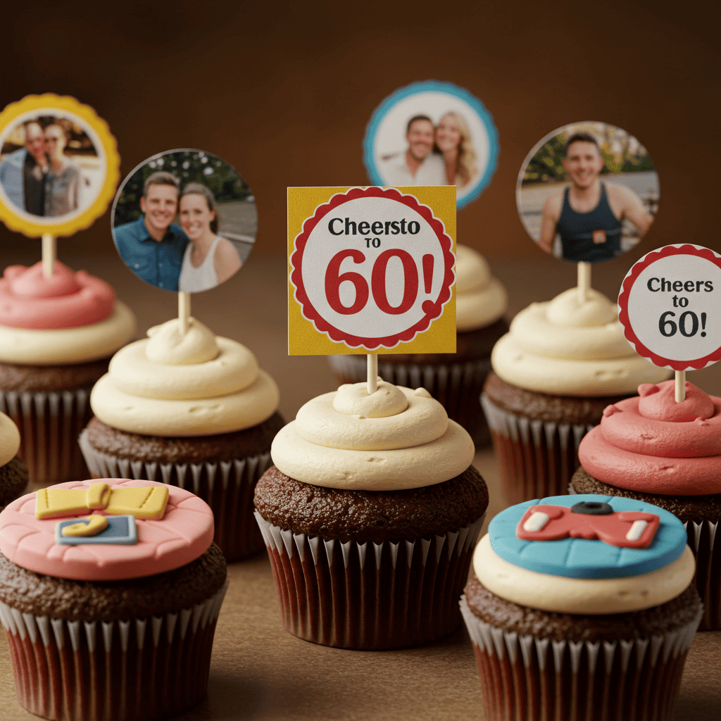  Personalized cupcake decorations for milestone celebrations

