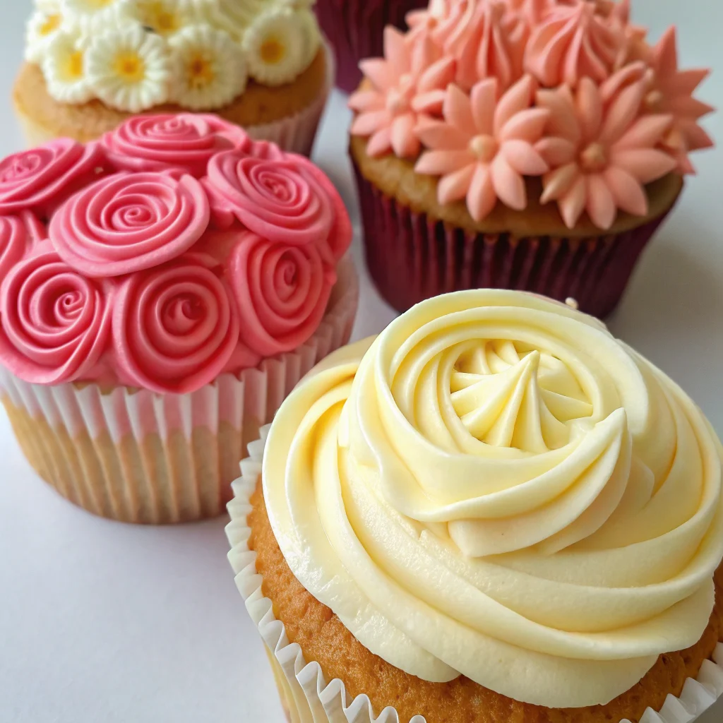Cupcake icing techniques