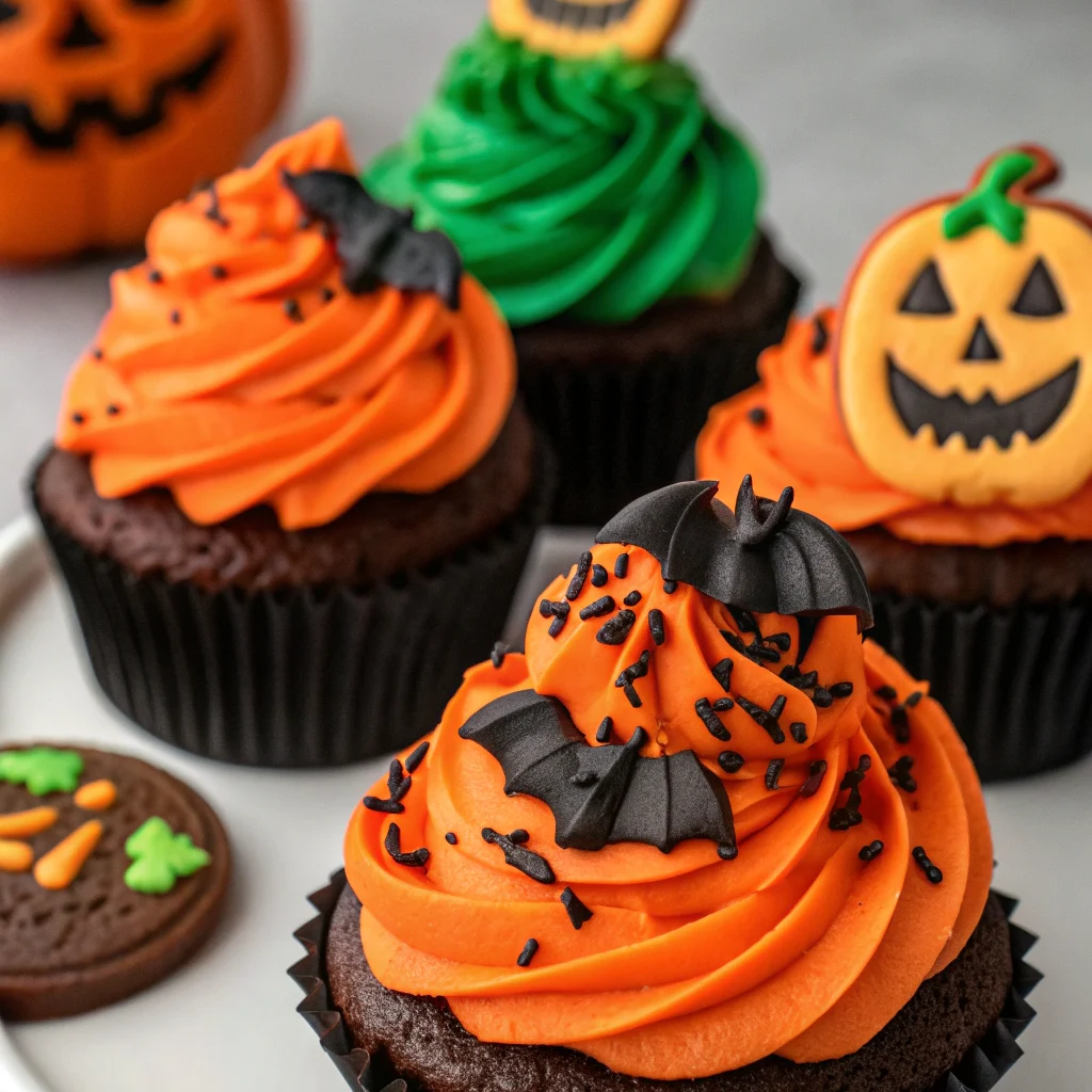 halloween cupcakes
