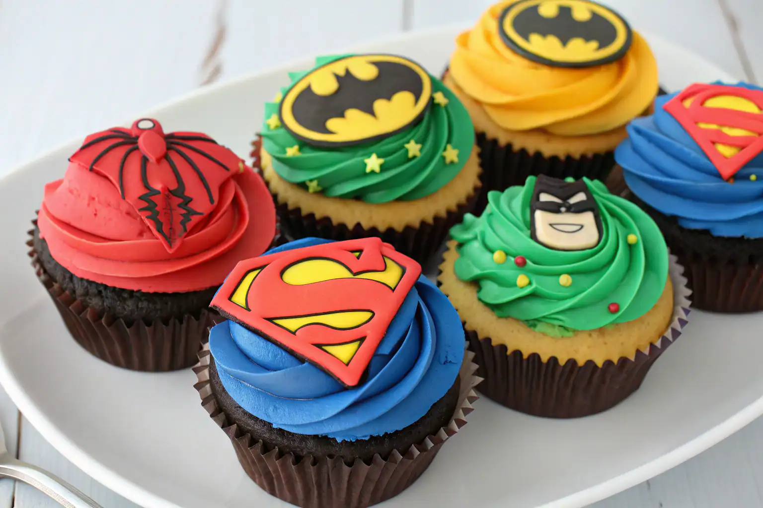 Superhero Cupcakes
