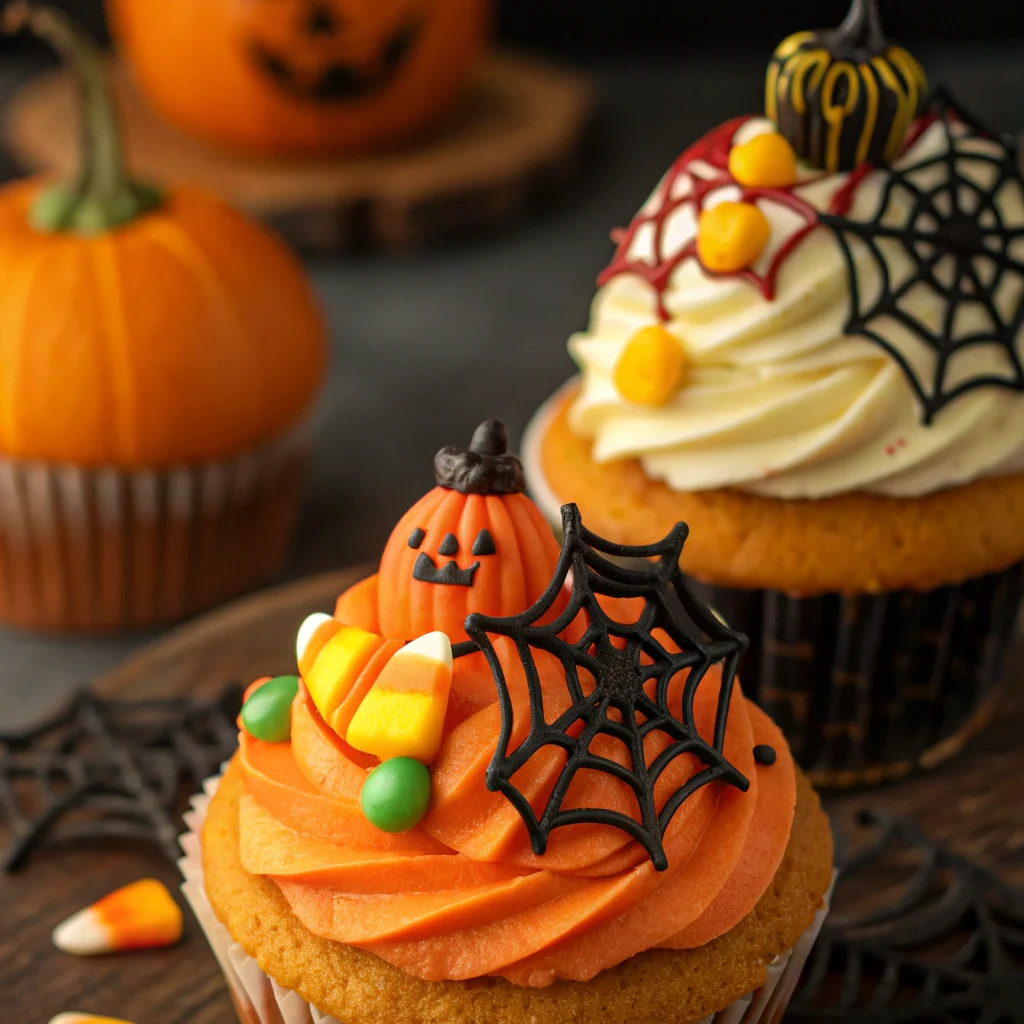cupcake halloween theme