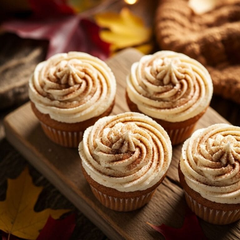 cinnamon swirl cupcakes
