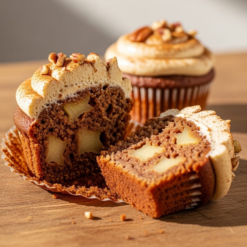 vegan apple cupcakes