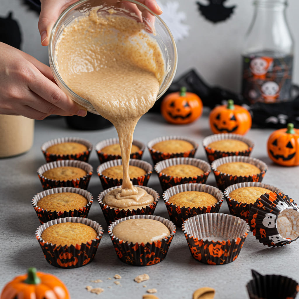 Whole wheat Halloween cupcakes