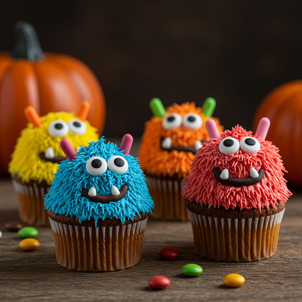 Monster cupcakes