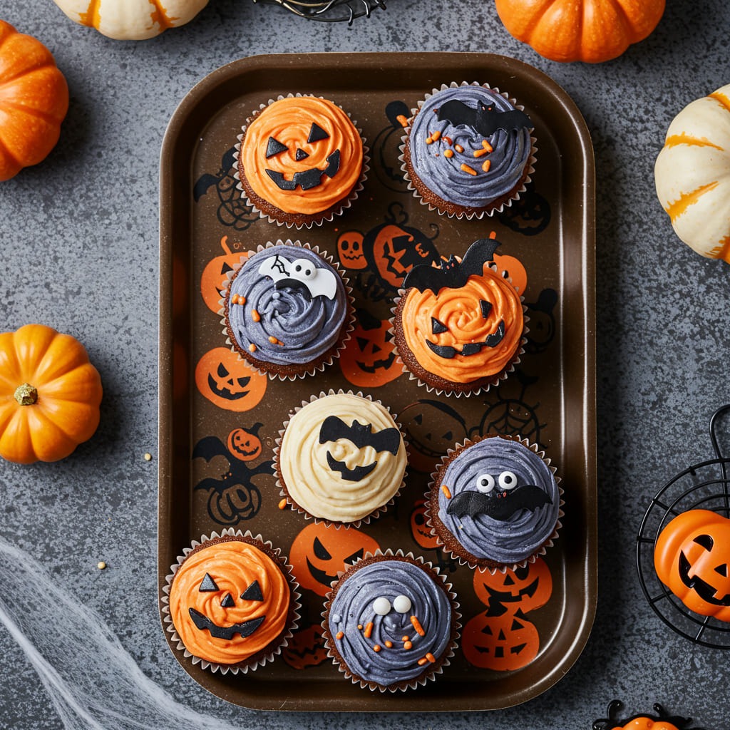 Egg-free Halloween Cupcakes