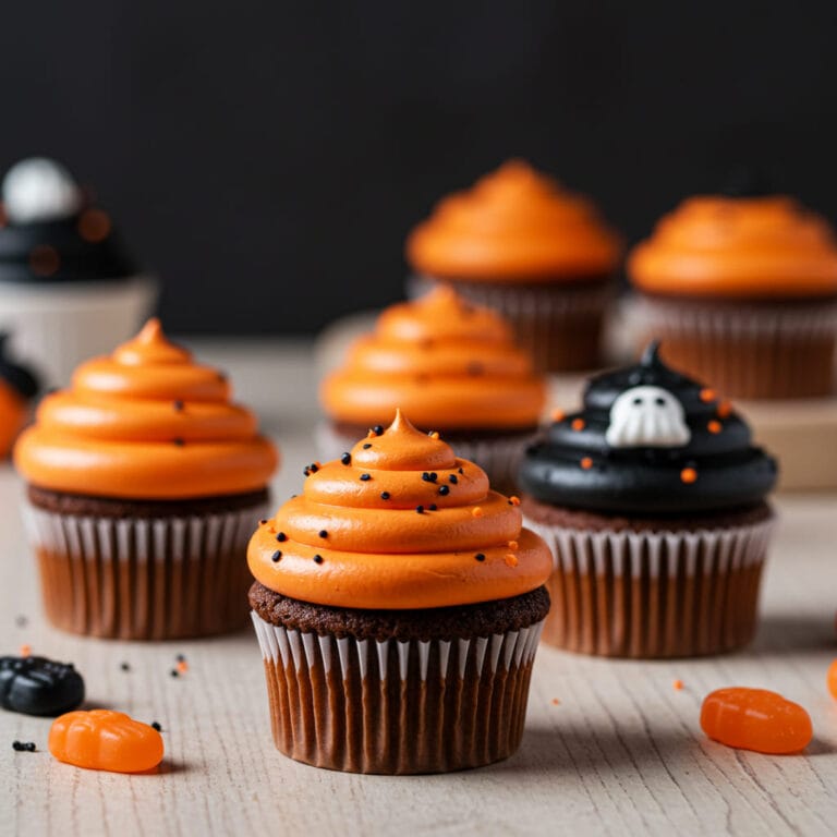 Festive & Guilt-Free Low-Carb Halloween Cupcakes – Spooky Sweet Treats