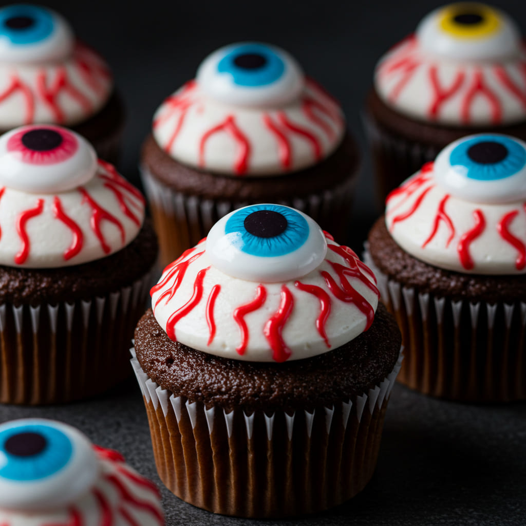 Eyeball Cupcakes