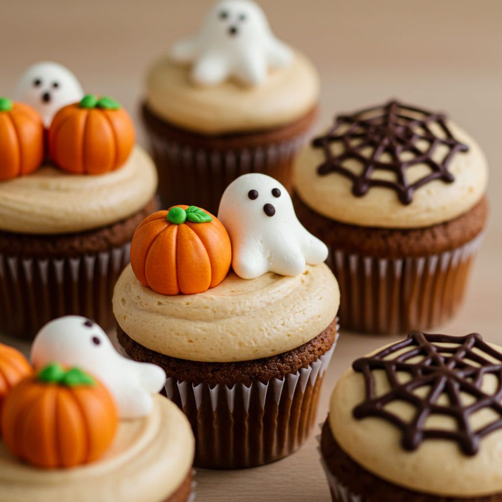 Plant-Based Halloween Cupcakes