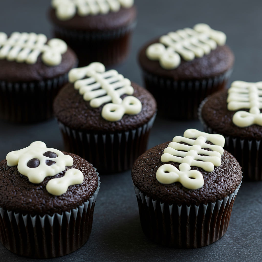 Skeleton Cupcakes