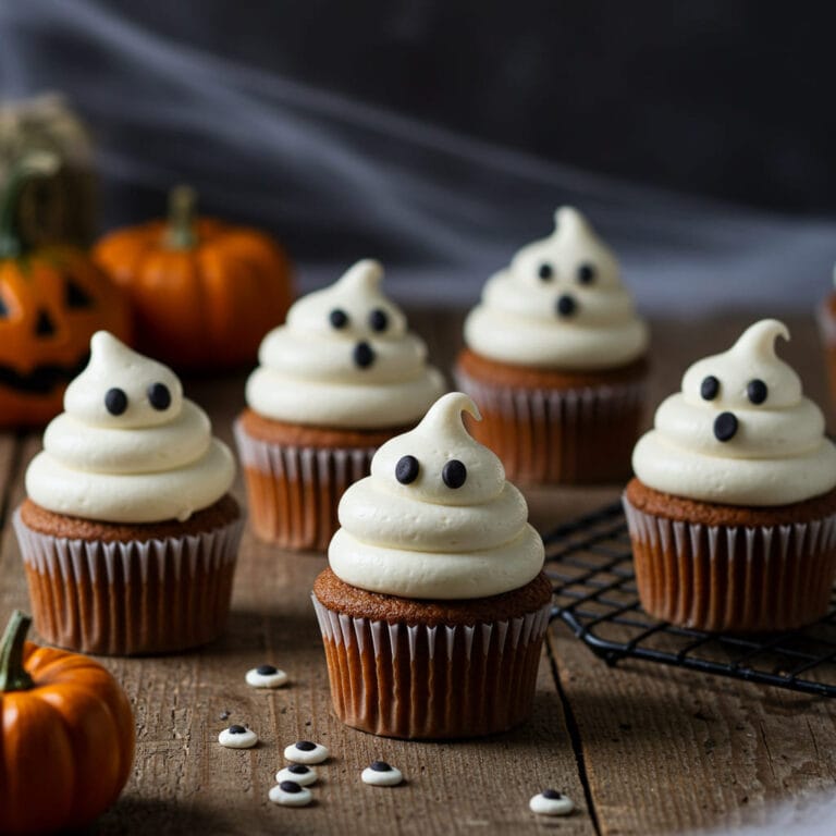 Vegan Ghost Cupcakes – Irresistibly Spooky Halloween Treats