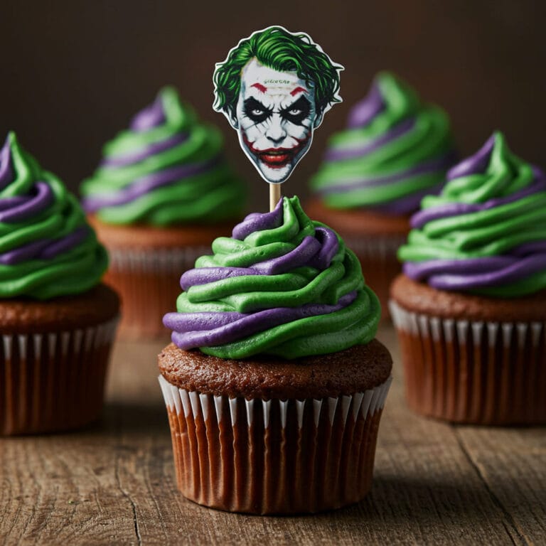 Joker Halloween Cupcakes – Wickedly Fun