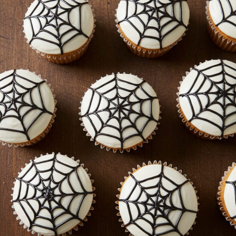 Spiderweb Icing Technique – Stunning & Simple