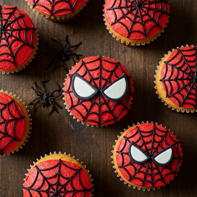 Spider-Man Halloween Cupcakes – Epic Party Treats