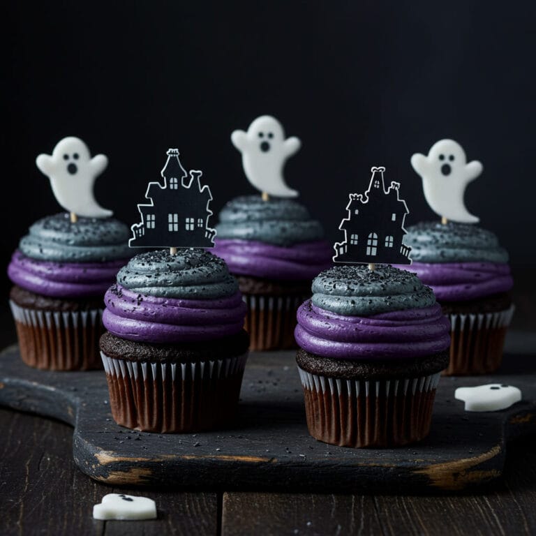 Haunted Mansion Cupcakes – Delightfully Creepy