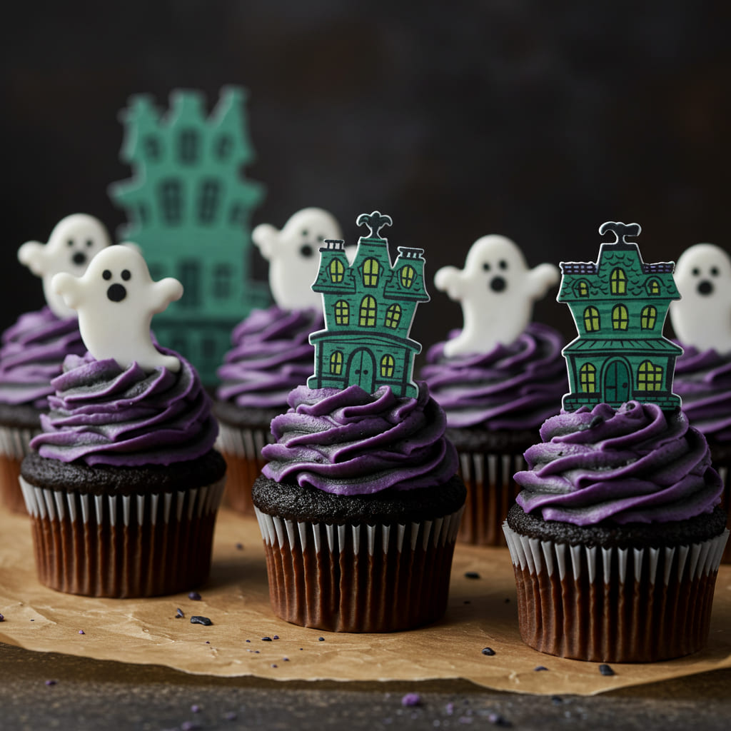 Haunted Mansion Cupcakes