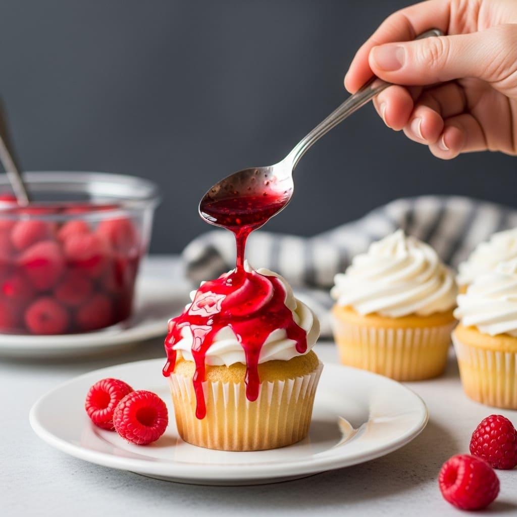 Blood drip cupcakes