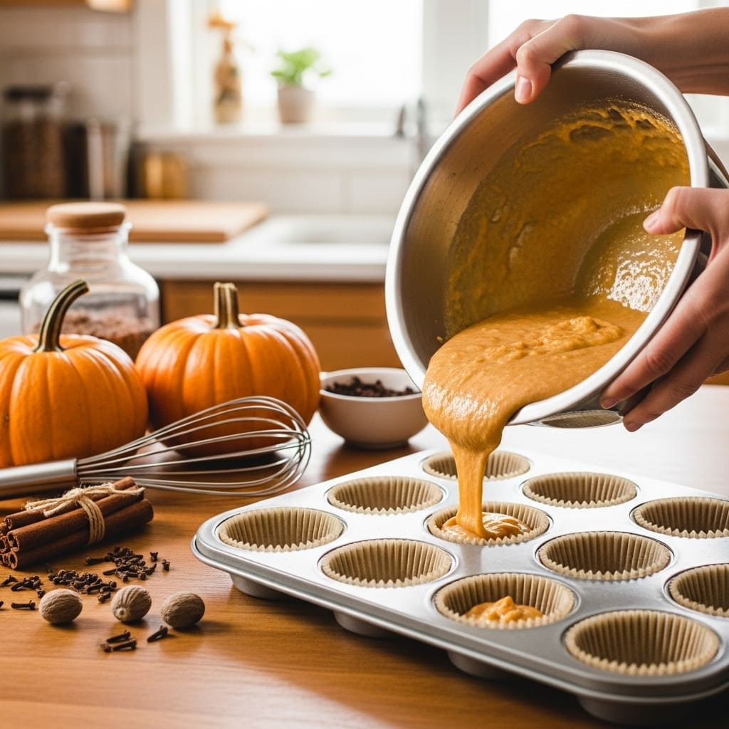 Pumpkin spice cupcakes