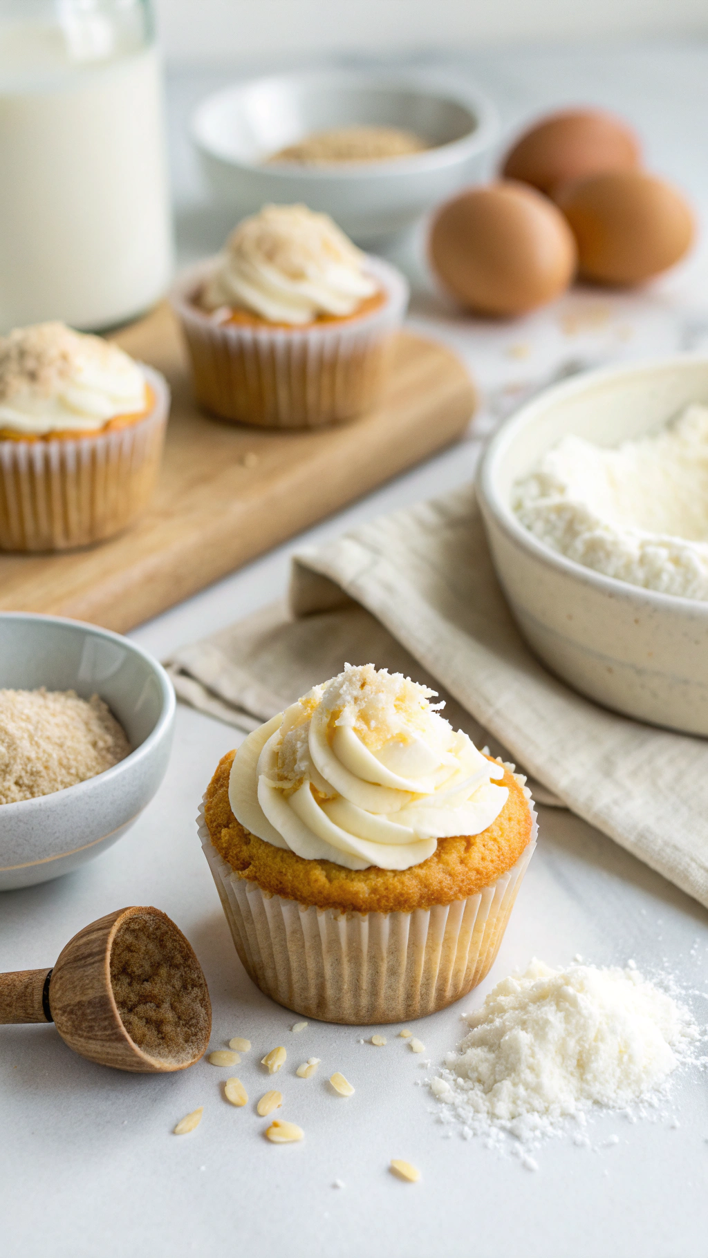 coconut flour cupcakes ingredients preparation