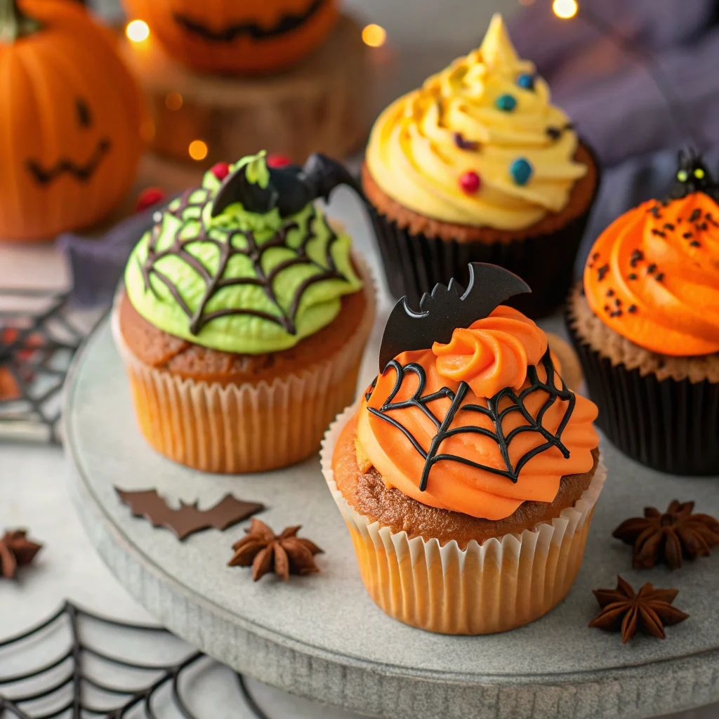 Dairy-free Halloween Cupcakes