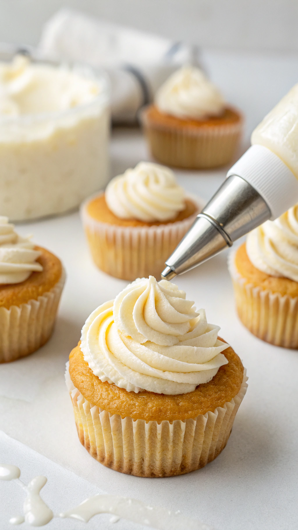 frosting color cupcakes ingredients preparation