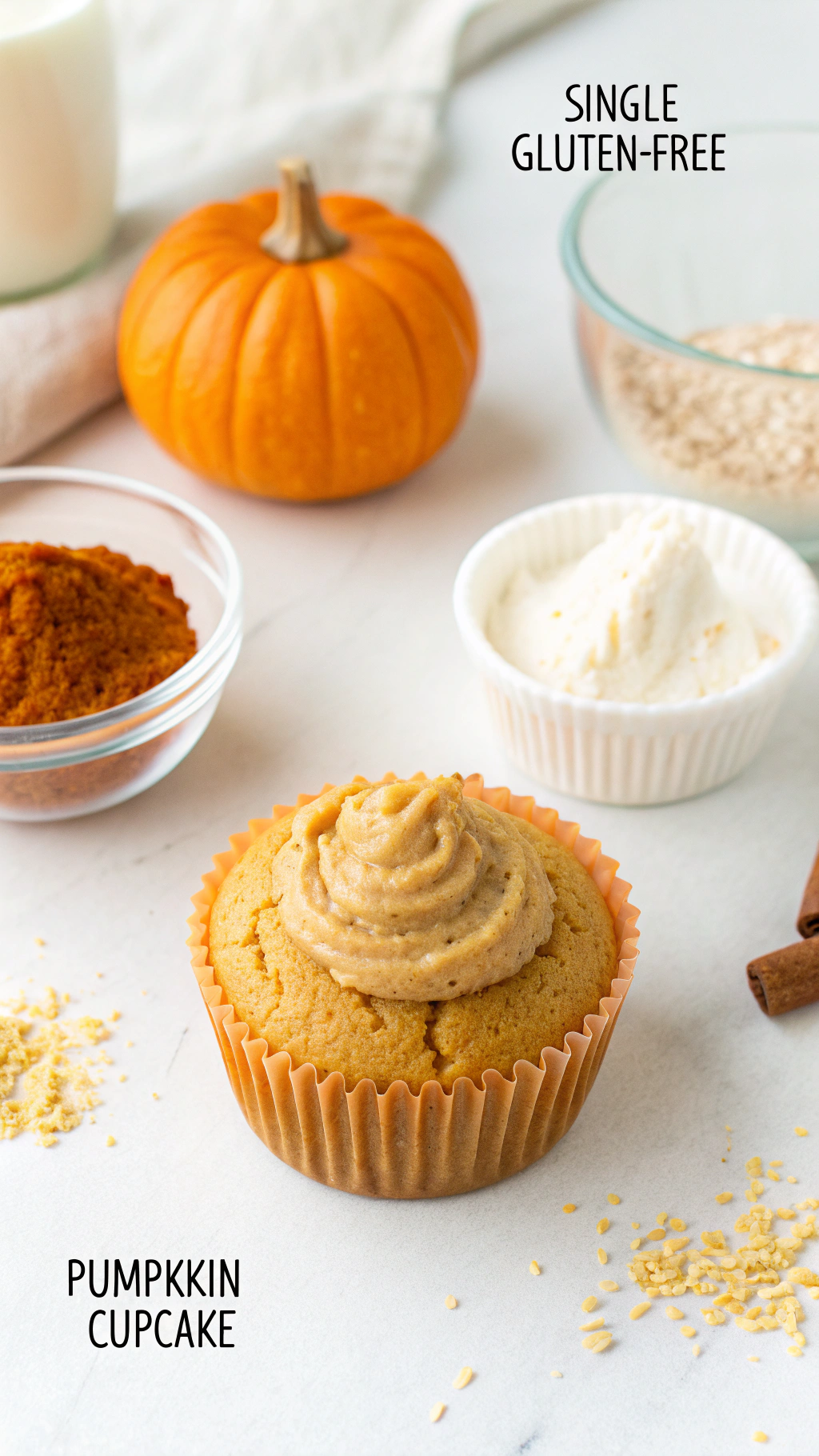 gluten free pumpkin cupcakes ingredients preparation