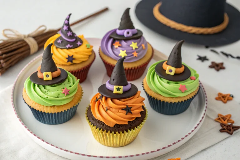 Epic Witch Cupcakes for a Spooky Halloween Party