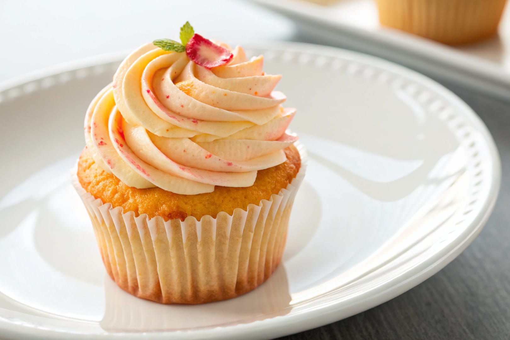 swirl frosting cupcakes featured dish plated