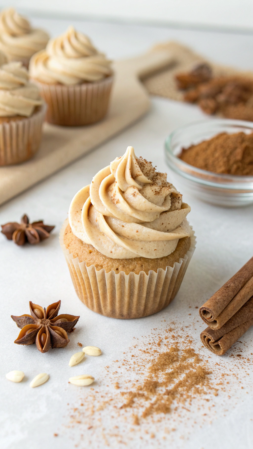 chai spice cupcakes ingredients preparation