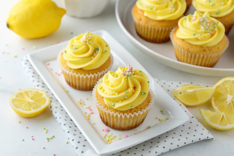 Gluten Free Lemon Cupcakes – Light Thanksgiving Dessert Idea