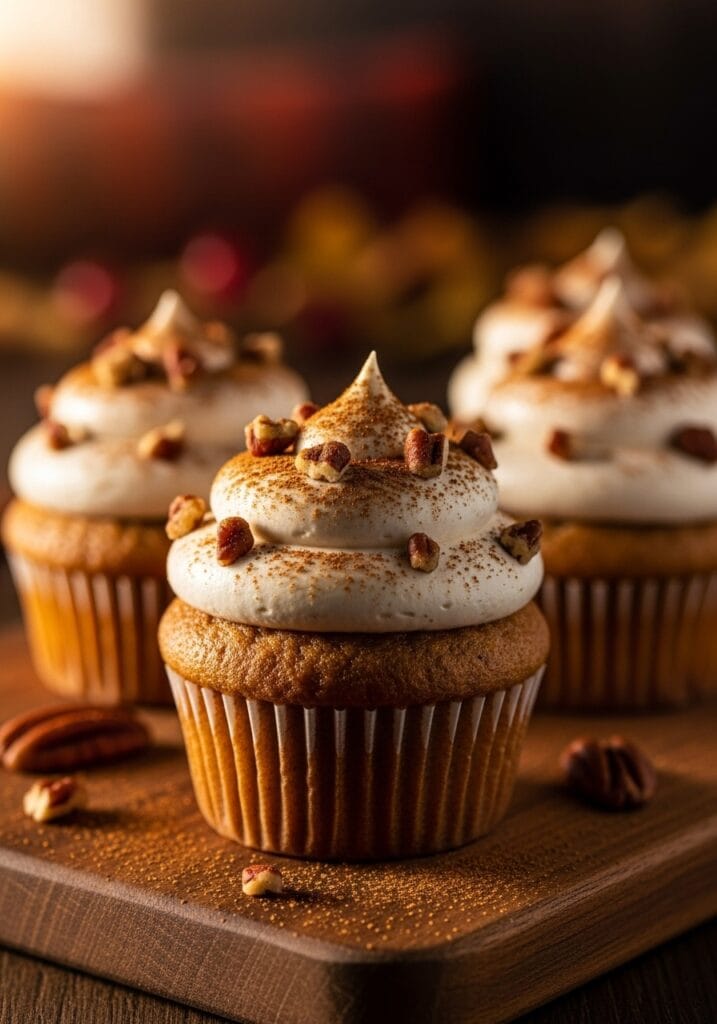 keto thanksgiving cupcakes