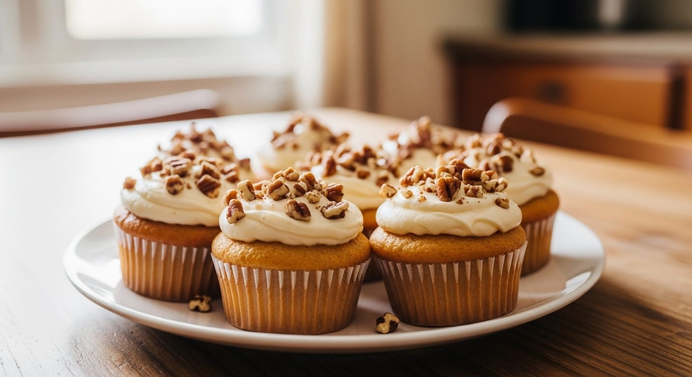 toasted pecan cupcakes