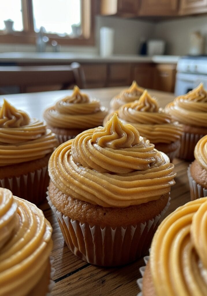 maple frosting cupcakes