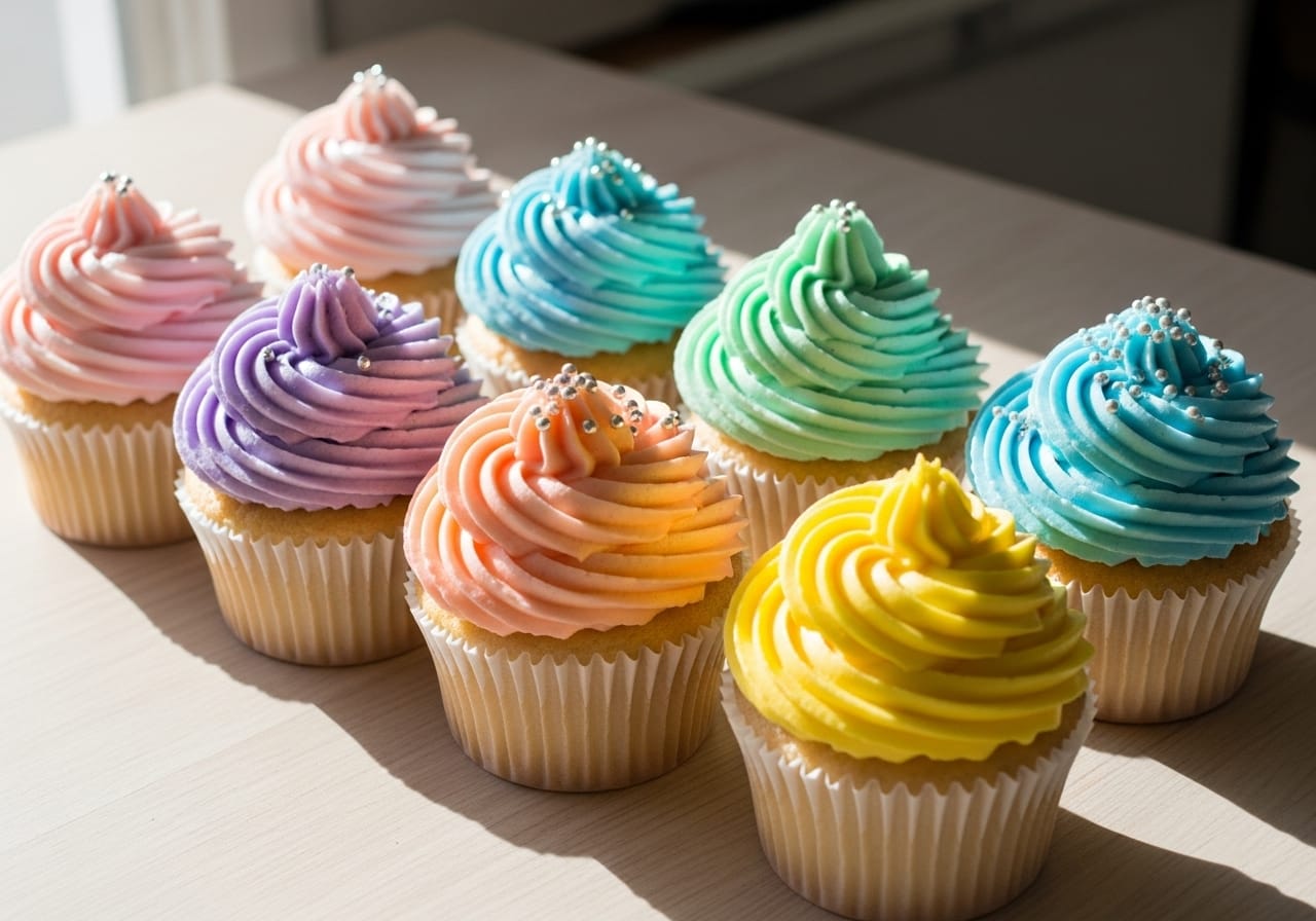 Frosting Cupcakes Piping