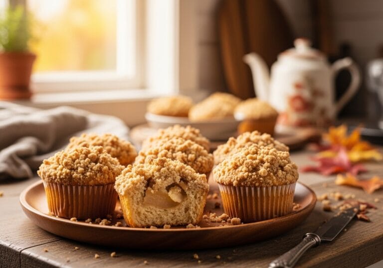apple crumble cupcakes