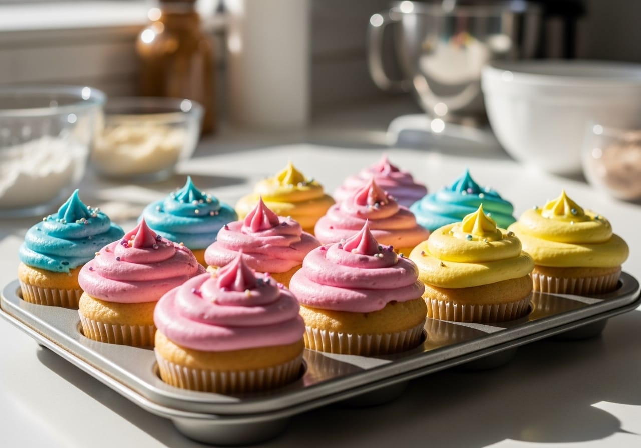vegan frosting cupcakes