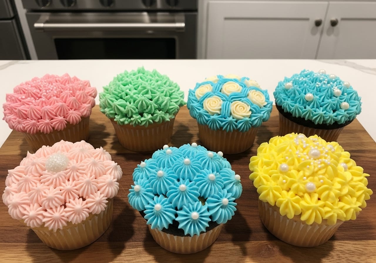 frosting cupcakes designs