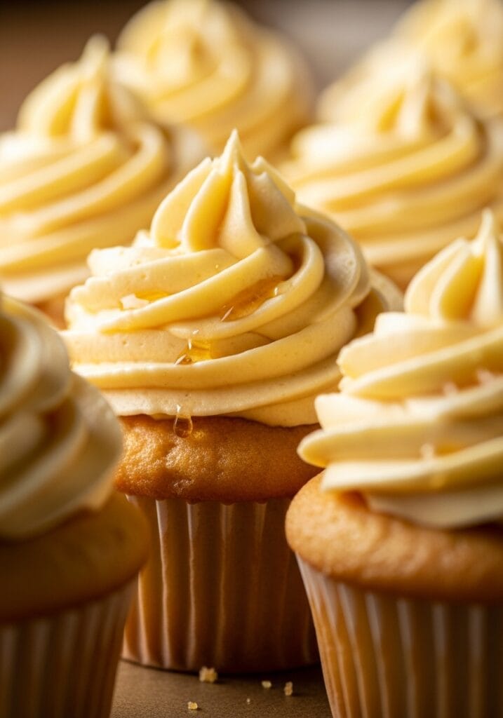 honey butter cupcakes