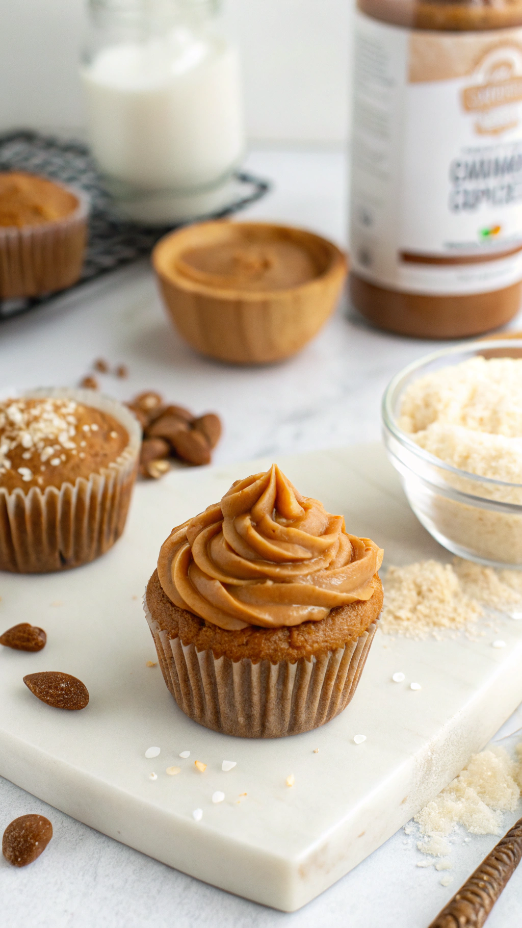 vegan caramel cupcakes ingredients preparation
