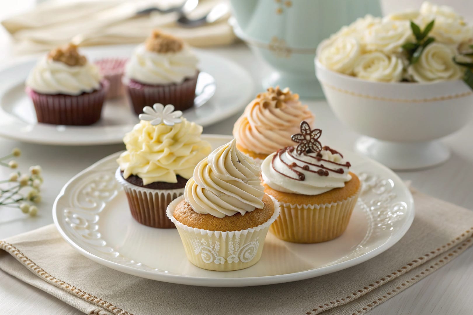 frosting tutorial cupcakes featured dish plated