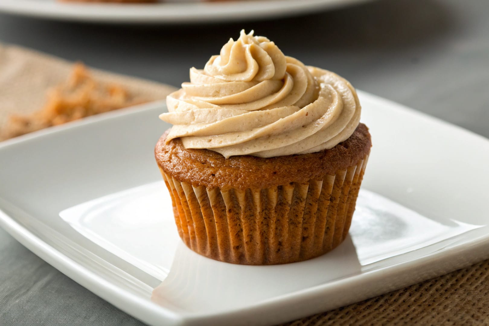 dairy free pumpkin cupcakes featured dish plated