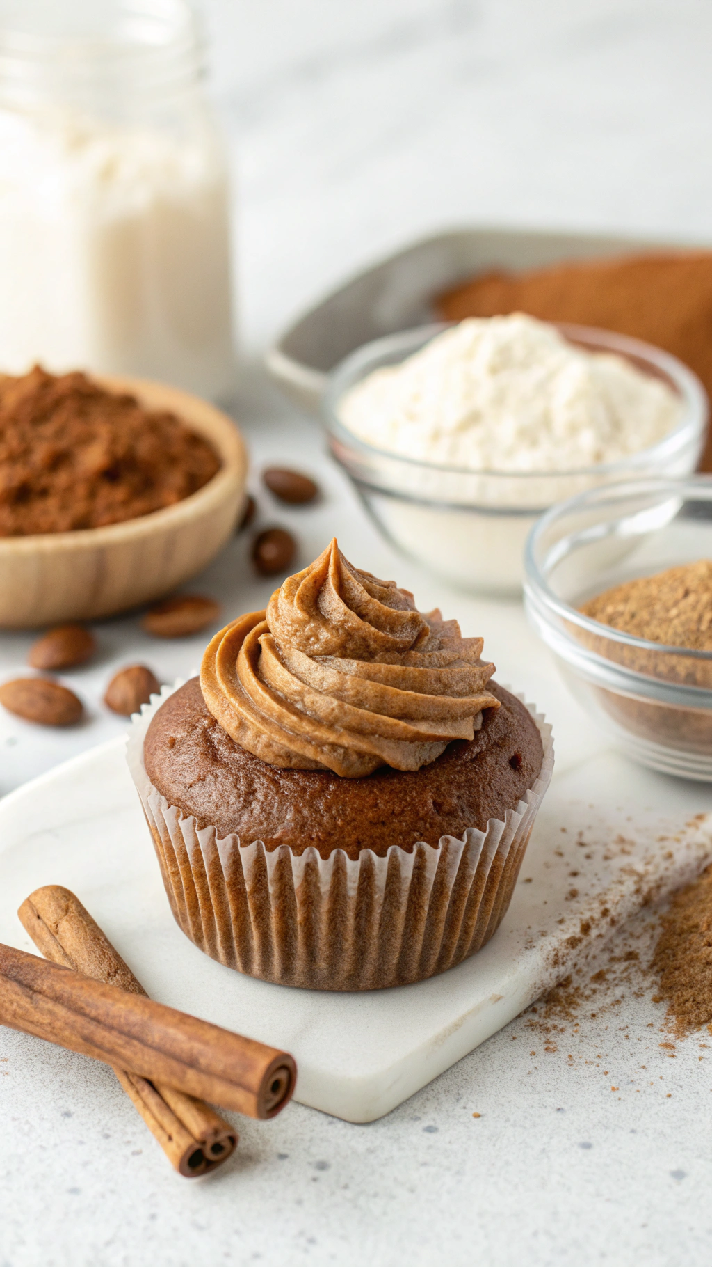 gingerbread cupcakes ingredients preparation