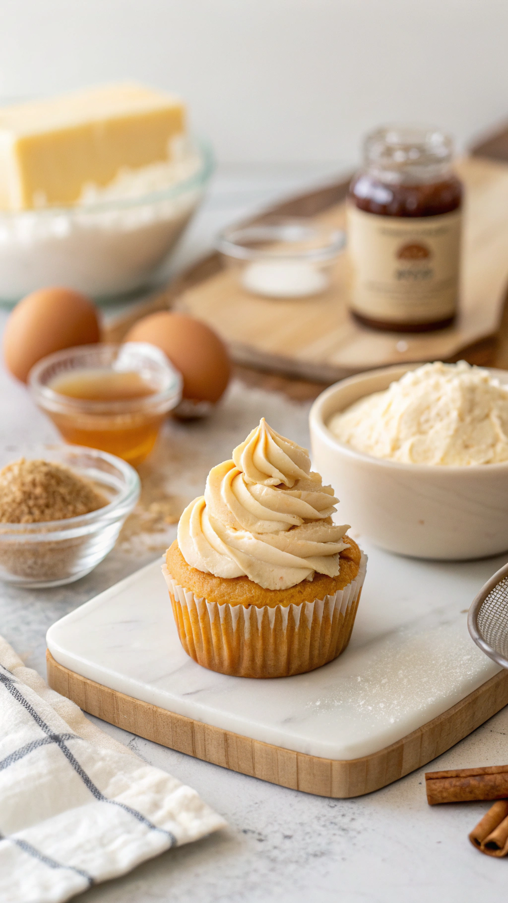 maple cream cupcakes ingredients preparation