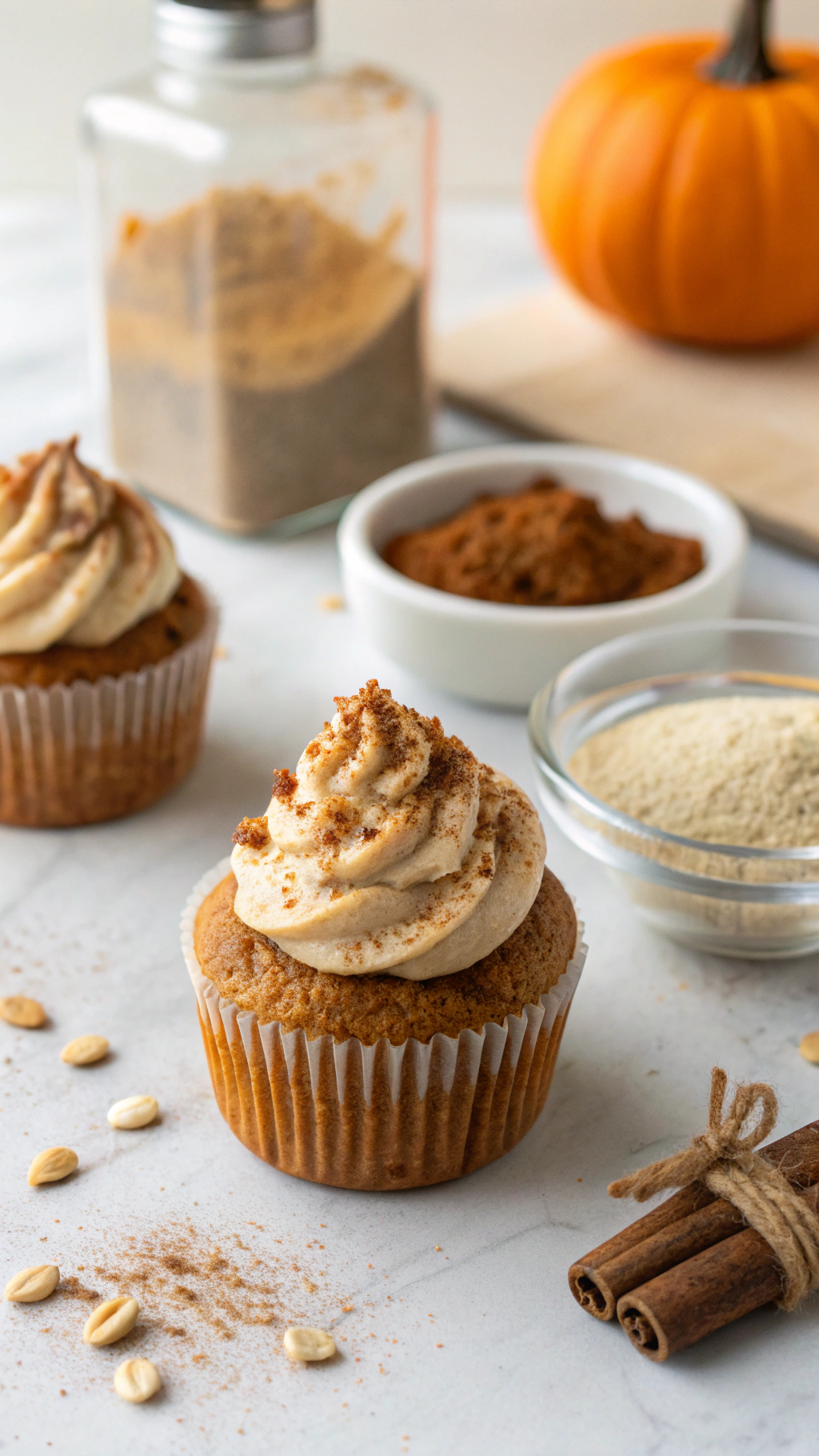 spiced pumpkin cupcakes ingredients preparation