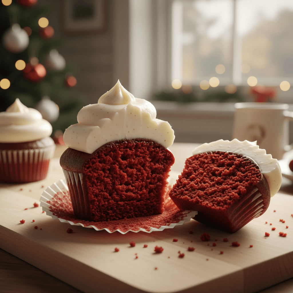 gluten free red velvet cupcake