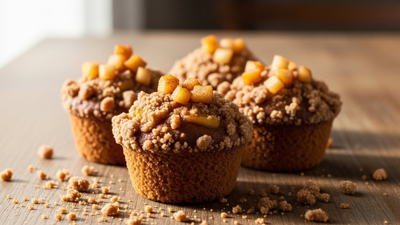 spiced apple cupcakes