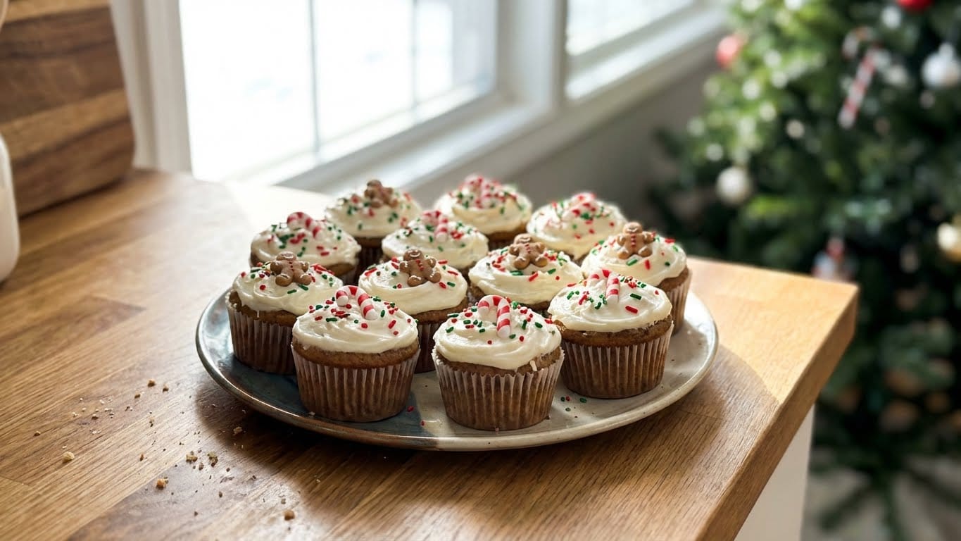 easy Christmas cupcake decorating ideas