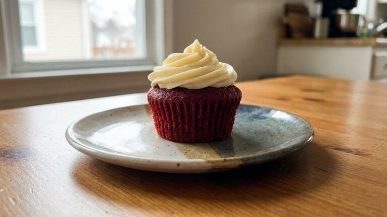 gluten free red velvet cupcake