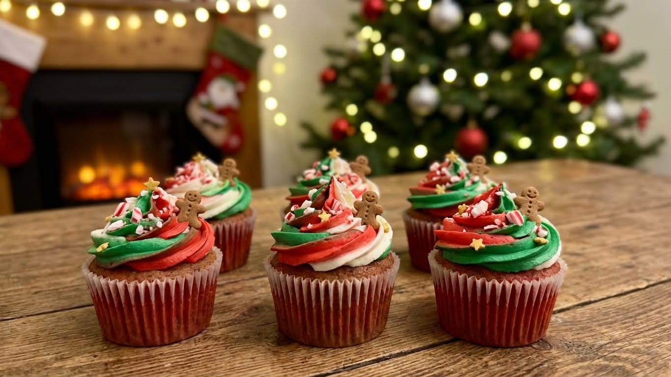 christmas cupcakes
